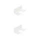 thumbnail image 2 of Billuyoard Práctico estante de pared con estantes organizadores multifuncionales duraderos para accesorios de baño estilo sencillo blanco 2Conjunto, 2 of 6