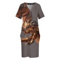 thumbnail image 4 of Vestido suelto con bolsillo King of the Skies ropa de mujer novedades de verano 2025 vestido de noche para mujer, 4 of 7