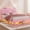 Pink, variant on Torveric Twin Size Bed Frame with Headboard, Upholster Platform Bed Frames with LED Lights, Princess Crown Furniture Pink Bedroom Furniture