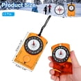 thumbnail image 2 of Uxcell Orienteering Compass, 2 Pack Navigation Hiking Compasses for Map Reading Survival Outdoor Exploring Orange, 2 of 7