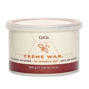 GiGi Crème Soft Wax for Hair Removal Cream, Gentle Waxing for Sensitive Skin, 14 oz