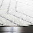 thumbnail image 4 of SAFAVIEH Adirondack Brianna Geometric Area Rug, Ivory/Grey, 6' x 6' Round, 4 of 10