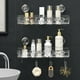 thumbnail image 4 of Cesta de ducha de baño con diseño de glaciar carrito de ducha con ventosa para baño y cocina, 4 of 9