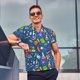 thumbnail image 4 of Balery Different Chemical Things Camisa Polo de Hombre con Estampado, de Manga Corta y Tejido Medio, Camisa Tipo Golf Polo-XX-Large, 4 of 6