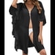 thumbnail image 1 of Traje de Baño para Cubrirse, Traje de Baño para Cubrirse, Traje de Baño para Cubrirse, Cárdigan para Bañarse en la Playa con Volantes. Negro Talla Única, 1 of 10