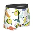 thumbnail image 3 of Kll Orange Green Avocado Men'S Cotton Boxer Briefs Underwear-Medium, 3 of 9