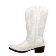 thumbnail image 3 of Roper Womens Riley Scroll Embroidered Snip Toe Cowboy  Mid Calf Boots, 3 of 5