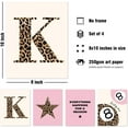 thumbnail image 2 of Aingg Preppy Pink Leopard Cheetah Room Decor Y2K Cheetah Posters for College Dorm Wall Art Prints 4Pcs,itial P Personalized Pink Lucky 8 Ball Poster for Teen Girls Bedroom Bathroom Unframed, 2 of 6