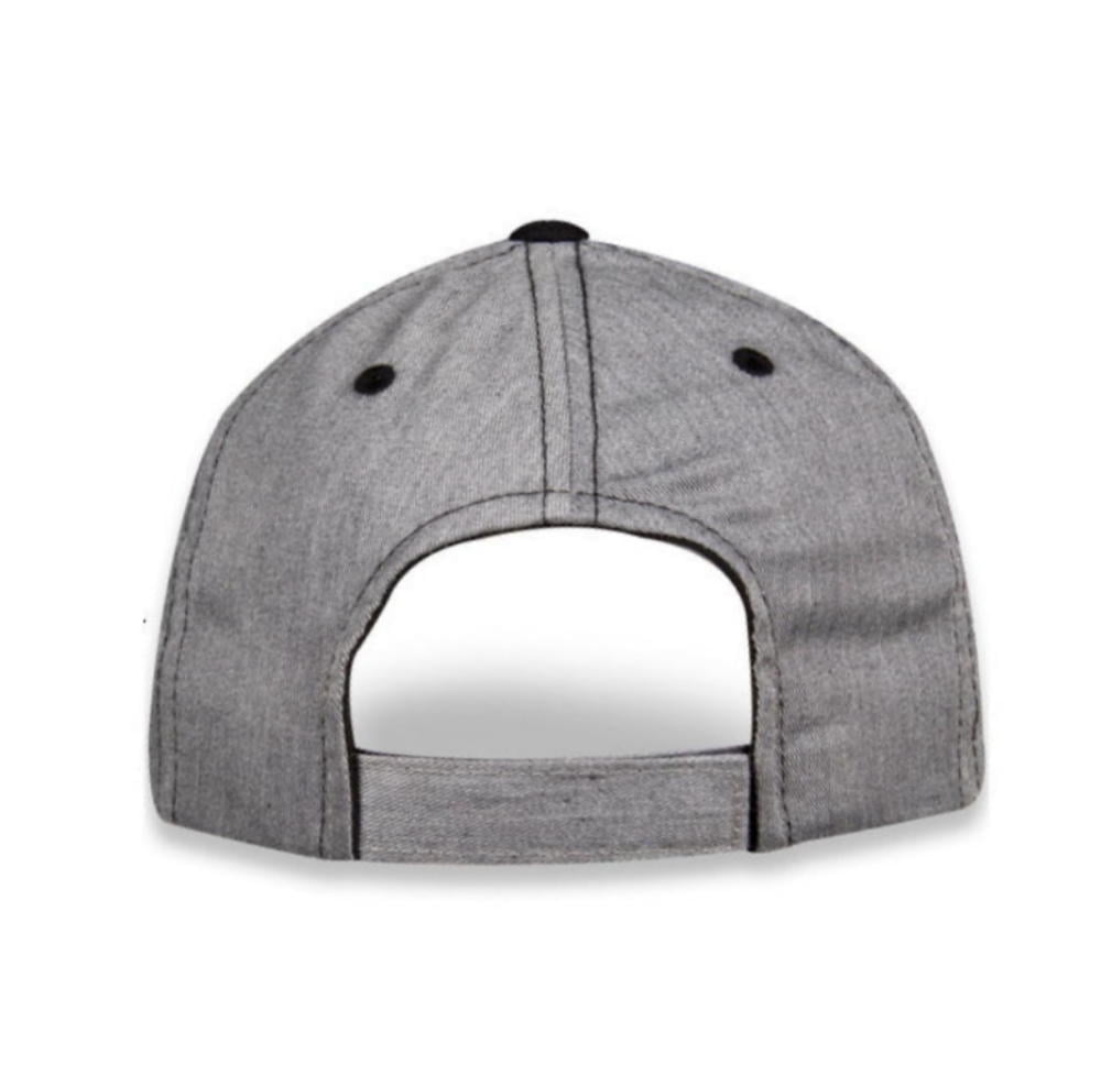 Ford Embroidered Oval Logo Ball Cap, Weathered Grey, Heathered Cotton Twill