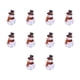 thumbnail image 1 of Decoraciones navideñas, adornos navideños, regalos navideños, tarjeta de decoración de copa de vino tinto de Navidad, gorro de Papá Noel, tarjeta de fiesta, decoración de copa de vino, centro comercia, 1 of 5