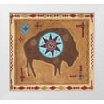 thumbnail image 1 of Shamp, Cindy 13x12 White Modern Wood Framed Museum Art Print Titled - Desert Buffalo, 1 of 4