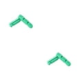 thumbnail image 4 of Justharion 1 Paire de Plaquettes de Frein, Butée de Roue, Pince d'Arrêt de Roues, Blocs Professionnels, Pièces de Rechange pour Vélos, Vert 2Ensemble, 4 of 6