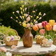 thumbnail image 5 of Anhility Spring Easter Table Centerpiece Decor Easter Artificial Flower Picks with Egg Stems Twig Branches Sprays with Berries for Home Arrangement (16.93"x9.84"), 5 of 5