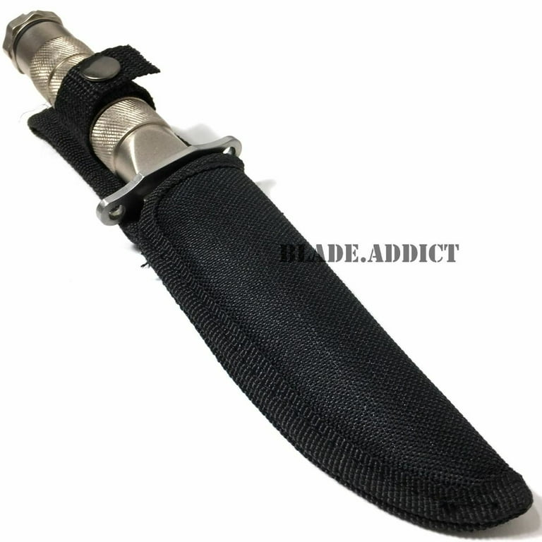 8.25 Tactical Fishing Hunting Knife w/ Sheath Survival Kit Bowie Camping  Tool 