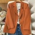 thumbnail image 3 of LYXSSBYX Blazers for Women Women Solid Long Sleeve Tops Cardigan Coat Pockets Long Pants Suit, 3 of 3