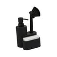 thumbnail image 2 of Dispensador de Jabón con Porta Esponja Accesorio Práctico Multiusos 340ml 3 en 1 Negro, 2 of 9