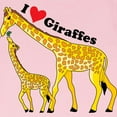 thumbnail image 3 of CafePress - I Love Giraffes Infant T Shirt - Infant T-Shirt, 3 of 4