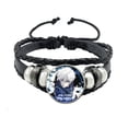 thumbnail image 2 of BlUE LOCK Cosplay Personaje de Anime Isagi Yoichi Chigiri Bachira pulsera de cuero con cabujón de cristal de dibujos animados para regalo para un amigo, 2 of 5