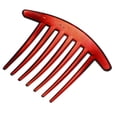 thumbnail image 6 of Unique Bargains 2 Pcs French Twist 7 Teeth Comb Small Side Combs Teeth Hair Combs Hair Clip Comb Resin 4.1"x3.31" Red, 6 of 7