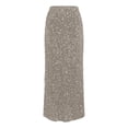 thumbnail image 5 of Sequin Skirt for Women Elastic High Waist Back Slit Straight Sparkly Long Maxi Skirt, 5 of 5