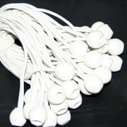 Pic 25pk White Bungees