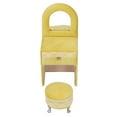 thumbnail image 4 of Sofá de casa de muñecas NikouMX mini silla de franela suave Joyero, 4 of 8
