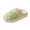Green -AM13, variant on Casual Embroidered Letters Slippers for Women Winter Warm Plush Anti-Slip Closed Toe Indoor Slippers White