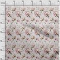 thumbnail image 2 of oneOone Cotton Silk Light Pink Fabric Florals Craft Projects Decor Fabric Printed By The Yard 42 Inch Wide-OAW, 2 of 4