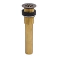 thumbnail image 2 of Sinkology TG01-AG Copper Decorative Solid Brass Bath Grid Drain Without Overflow in Aged, 2 of 4