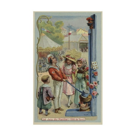 Strength Tester - Fairground Strength Tester Print Wall Art