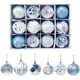 thumbnail image 2 of 12 piezas Bolas de Navidad Bolas de Navidad Bolas de Navidad Bolas de Navidad Paquete de 2,4 / 6 cm, Decoraciones de bolas de Navidad Decoraciones ilimitadas Bolas de Navidad Encantos azules Ormromra HY-0010, 2 of 4