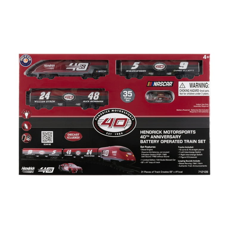 Lionel Hendrick Motorsports 40th Anniv. TP Train Set Diecast