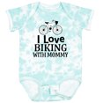 thumbnail image 3 of Inktastic Biking with Mommy Bicycle Boys or Girls Baby Bodysuit, 3 of 5