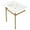 White / Brushed Brass, variant on Kingston Brass KVPB31227W86 Dreyfuss 31" Ceramic Console Sink with Stainless Steel Legs (8-Inch, 3-Hole), White/Polished Nickel