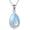 Mermaid Aquamarine Stone, variant on Mermaid Necklace Sterling Silver Moonstone Mermaid Tail Pendant Necklace Moonstone Ocean Jewelry for Women Female