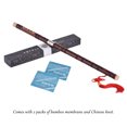 thumbnail image 3 of Pluggable Bitter Bamboo Flute Dizi Traditional Handmade Chinese Musical Woodwind Instrument Key of C Study Level Professional Performance, 3 of 7
