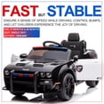 thumbnail image 5 of TROPOW Kids Electric Car | Licensed Dodge Challenger Ride-On 12V Battery-Powered Vehicle with Remote, LED Lights, Bluetooth, MP3 for Boys and Girls,Christmas Gift for Kids, 5 of 7