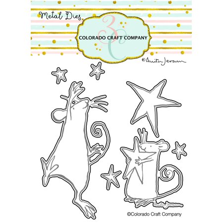 UPC: 0810043855884 | Colorado Craft Company Metal Die Set-Star Is Born-By Anita Jeram