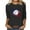 Black, variant on DDAPJ pyju 3/4 Sleeve Tops for Women Baseball Print T-shirts 4th of July Patriotic Shirts Stars Stripes Graphic Tees Loose Fit Mid-length Casual Workout Crewneck Tee Top Black M