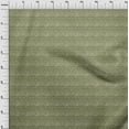 thumbnail image 4 of oneOone Cotton Poplin Olive Green Fabric Geometrical Sewing Craft Projects Fabric Prints By Yard 42 Inch Wide, 4 of 5