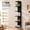 Pink, variant on 7 Tier Wall Mounted Floating Shelves with LED Lights, Black Lack Wall Shelf for Home Decor, Organizer, and Display