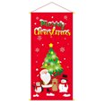 thumbnail image 2 of Fiudx Banderas Navideñas Colgantes con Diseño de Vino Tinto y Árbol, Material Ecológico, Portátiles y Ligeras, Decoración Navideña, Perfectas para Fiestas, Tamaño 84 X 40 Cm., 2 of 2