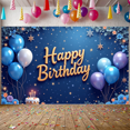 thumbnail image 4 of Colorful Theme Banner Balloon Decoration Cheerful Background for Birthday Party Indoor Decoration Photo Shoot, 4 of 9