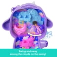 thumbnail image 5 of Polly Pocket Cozy Dreamland Lamb Compact Playset with 1 Micro Doll and Pet Unicorn, Travel Toy with Food & Styling Accessories, 5 of 8