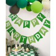 thumbnail image 2 of Banner de cumpleaños Letjolt Greenery Theme, 13 unidades, 2 of 5