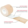 thumbnail image 5 of 1Roll Breast Lift Tape, Cotton + Spandex Waterproof Self-Adhesive Cloth Tape with Non-Woven Fabric Breast Lift Tape with 5 Pairs of Disposable Lace Breast Strips, Skin Color, 5cm * 5m, 5 of 7