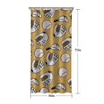 thumbnail image 5 of Yellow Baseball Items Pattern Shower Curtain 36"x72" ,Bathroom Decorative Shower Curtains Set with 12 Hooks,Modern Waterproof Washable Shower Curtain, 5 of 6