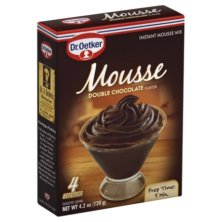 Dr. Oetker Double Chocolate Supreme Mousse 4.2 oz (Pack Of 12) Dr. Oetker Double Chocolate Supreme Mousse 4.2 oz (Pack Of 12)