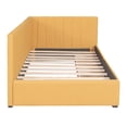 thumbnail image 6 of Clipeyh Linen Upholstered Twin Daybed with Storage Drawer, Yellow, 6 of 8