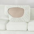 thumbnail image 6 of Stretch Velvet Sofa Cover,Slipcovers for Sofas with Separate Cushions and Backrests Covers, with Elastic Adjustment Band Slipcover, 6 of 9